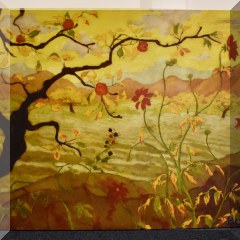 A12. Apple Tree with Red Fruit by Paul Ranson canvas print. 35”x 48” - $85